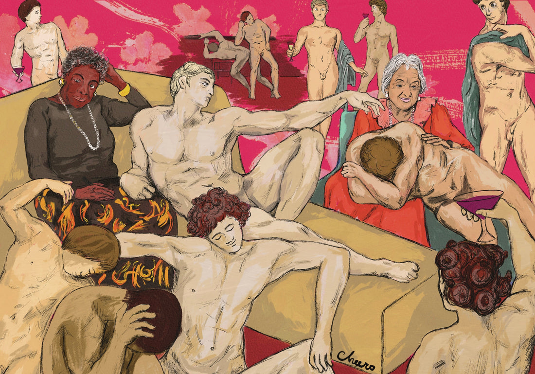 Editorial Illustration (Midsize) - Podcast Dept. "Stiffed (On Viva Magazine)"